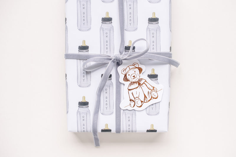 Toy Teddy Die Cut Gift Tag Set