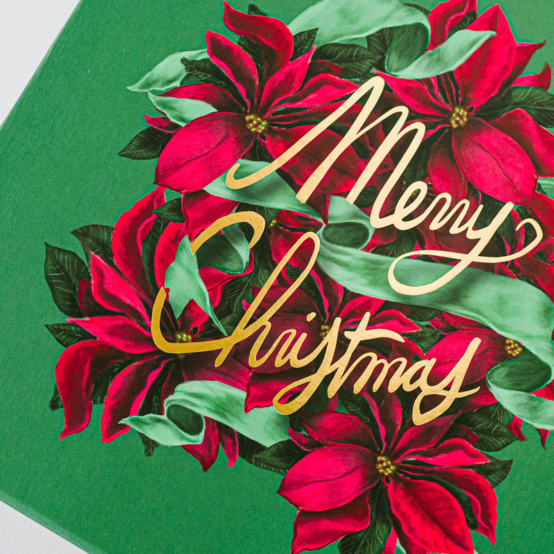 Christmas Poinsettia Luxury Stationery Set